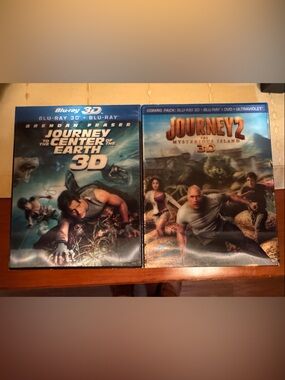 Journey to the Center of the  Earth 1 & 2 3D Blu-ray Combo